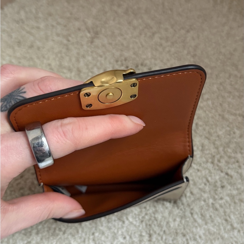 NWT Brand New Coach Bandit Card Case in Ivory - Picture 5 of 6
